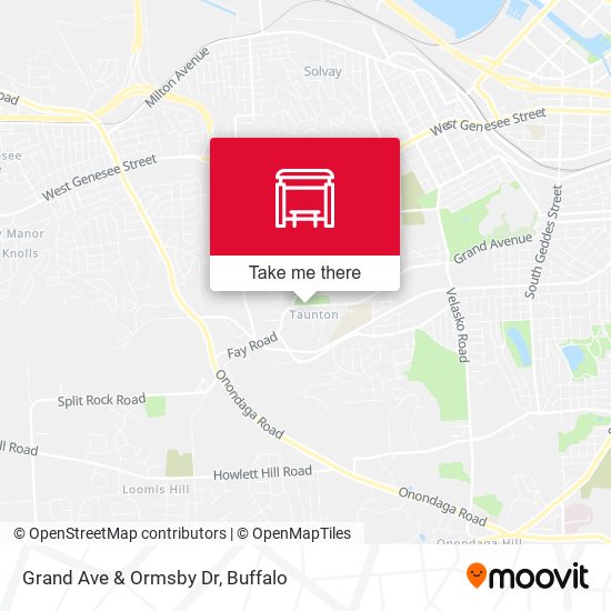 Grand Ave & Ormsby Dr map
