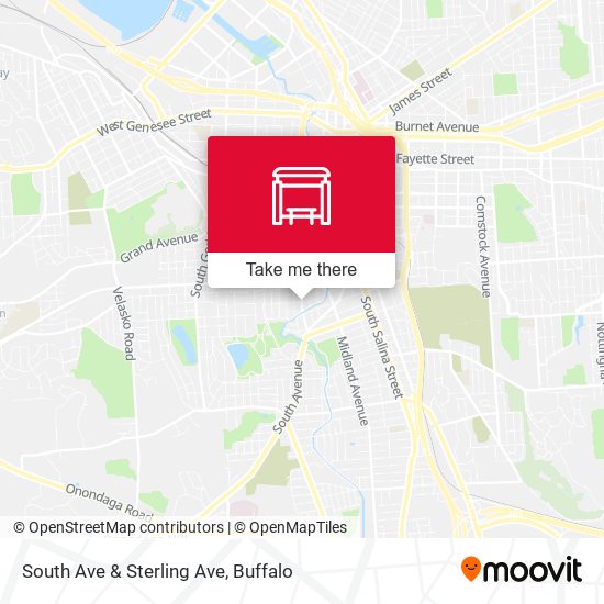 Mapa de South Ave & Sterling Ave
