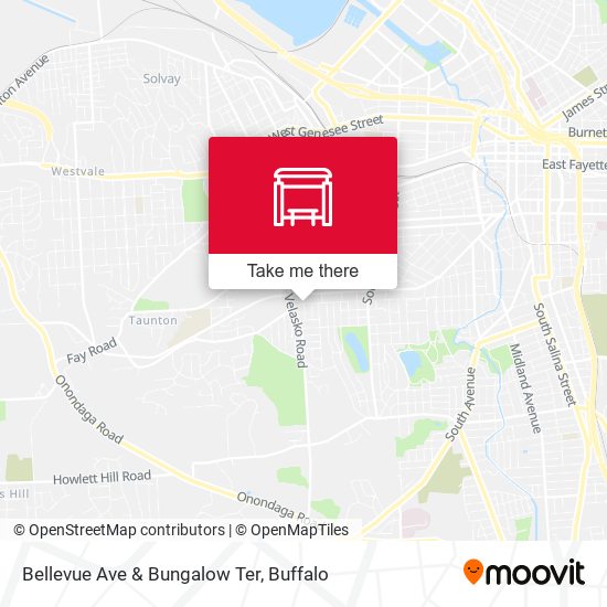 Mapa de Bellevue Ave & Bungalow Ter