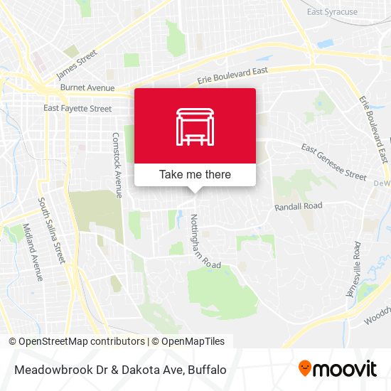 Meadowbrook Dr & Dakota Ave map