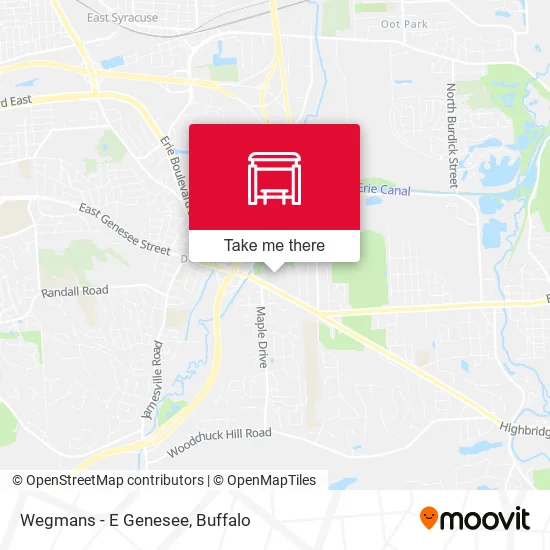 Wegmans - E Genesee map