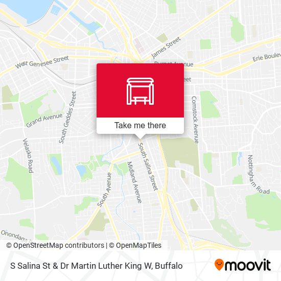 S Salina St & Dr Martin Luther King W map
