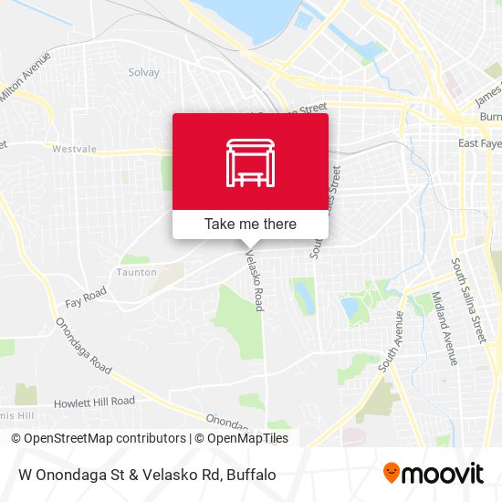 Mapa de W Onondaga St & Velasko Rd