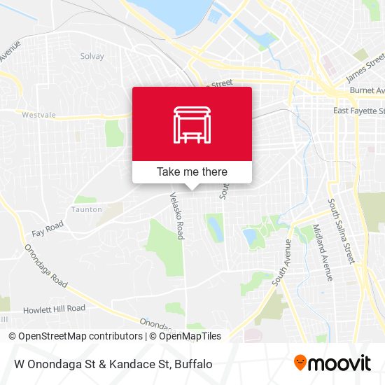 Mapa de W Onondaga St & Kandace St
