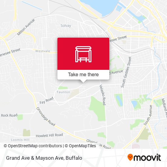 Mapa de Grand Ave & Mayson Ave