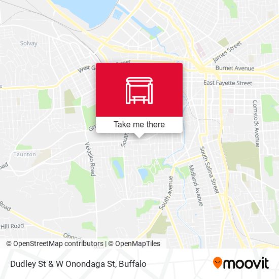 Dudley St & W Onondaga St map