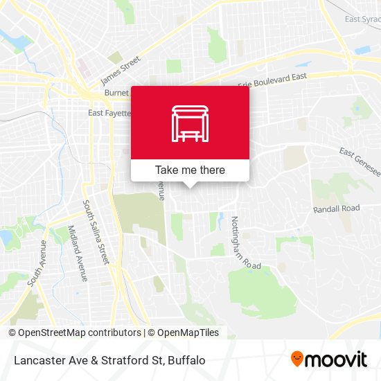 Mapa de Lancaster Ave & Stratford St