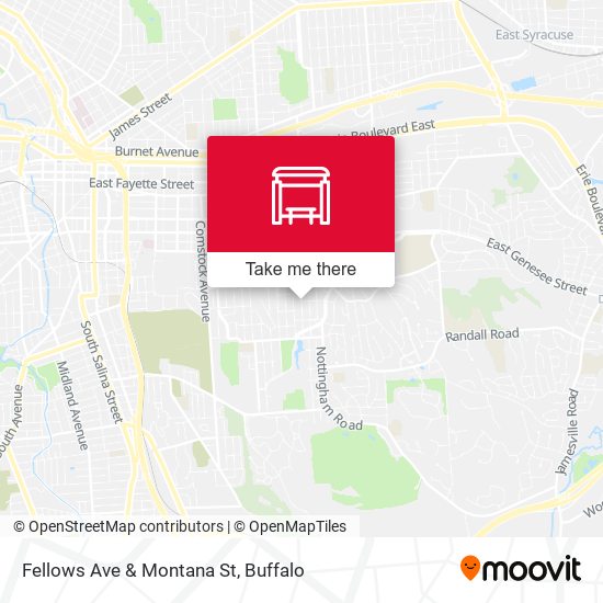 Fellows Ave & Montana St map