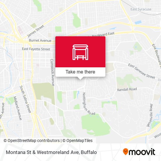 Montana St & Westmoreland Ave map