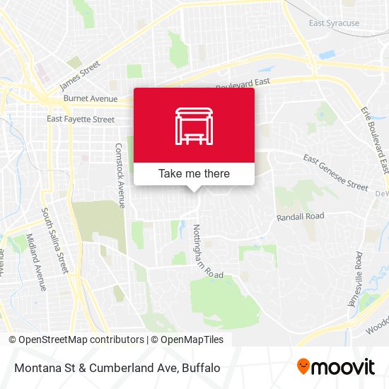Mapa de Montana St & Cumberland Ave