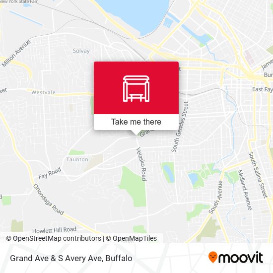 Mapa de Grand Ave & S Avery Ave