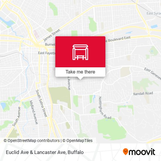 Euclid Ave & Lancaster Ave map