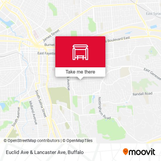 Euclid Ave & Lancaster Ave map