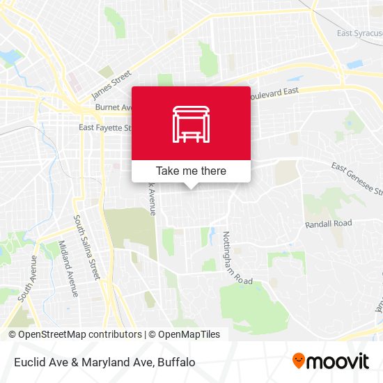 Euclid Ave & Maryland Ave map