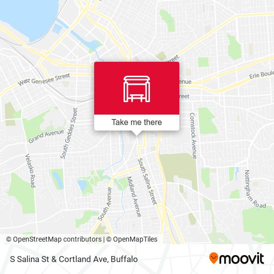 S Salina St & Cortland Ave map