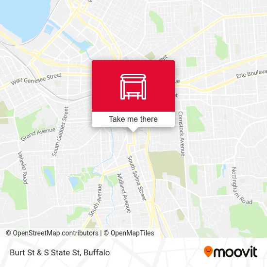 Burt St & S State St map