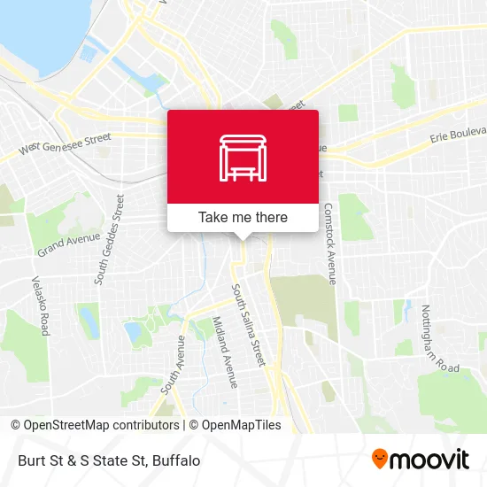 Burt St & S State St map