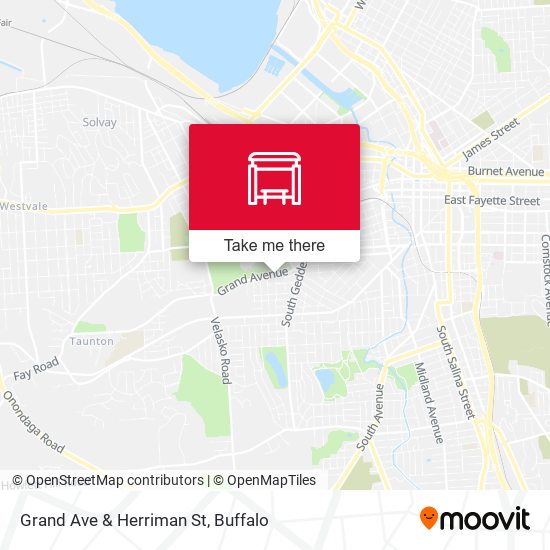 Grand Ave & Herriman St map