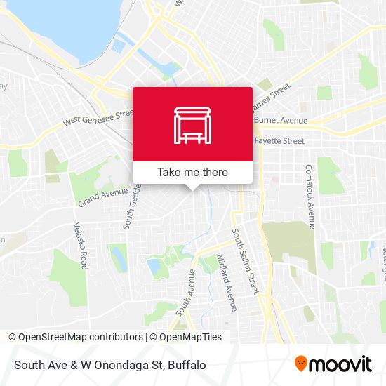 South Ave & W Onondaga St map