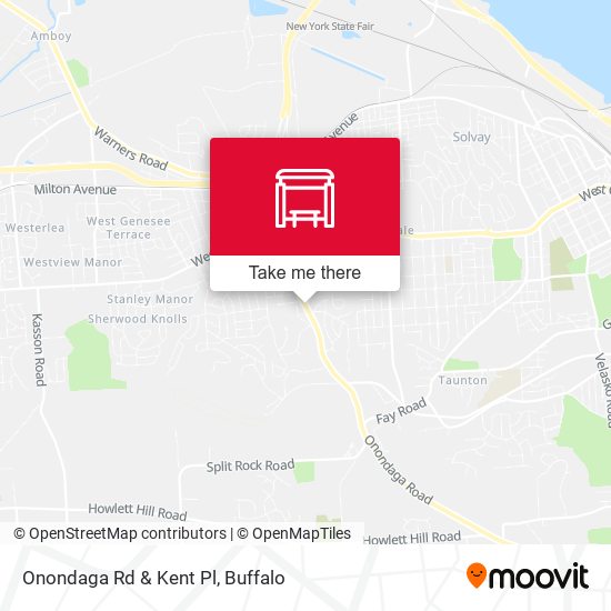 Mapa de Onondaga Rd & Kent Pl