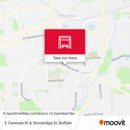 Mapa de E Genesee St & Stoneridge Dr