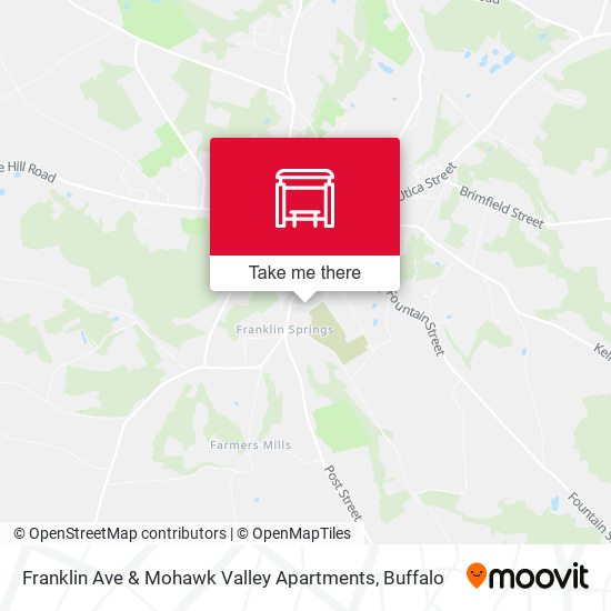 Franklin Ave & Mohawk Valley Apartments map