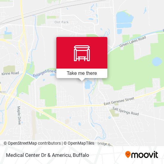 Medical Center Dr & Americu map
