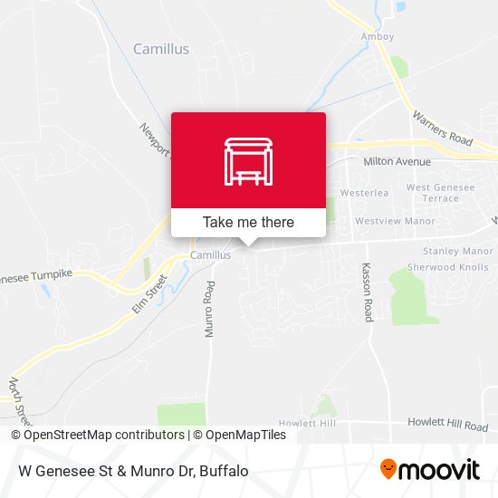 Mapa de W Genesee St & Munro Dr