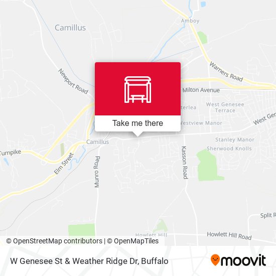 Mapa de W Genesee St & Weather Ridge Dr