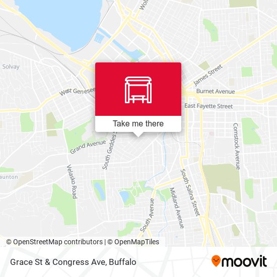 Mapa de Grace St & Congress Ave