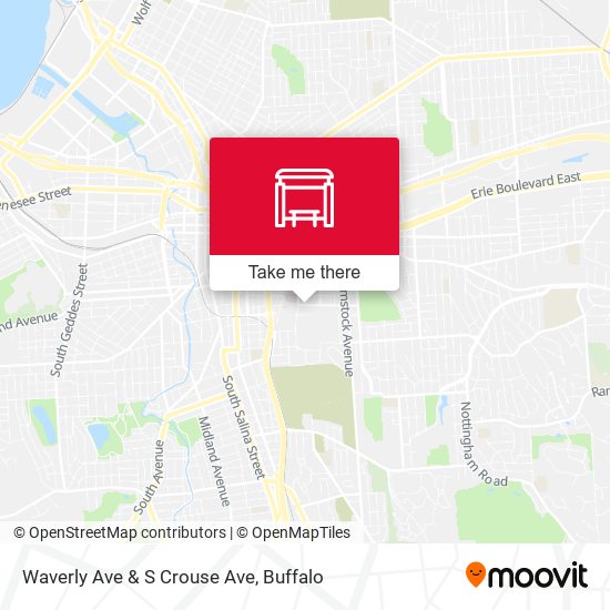 Mapa de Waverly Ave & S Crouse Ave