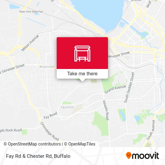 Fay Rd & Chester Rd map