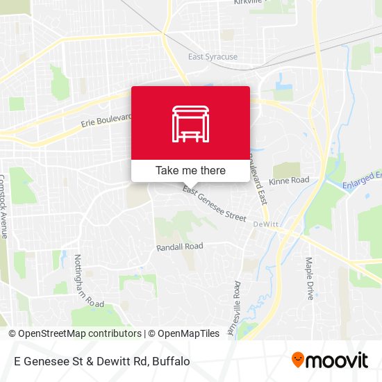 Mapa de E Genesee St & Dewitt Rd