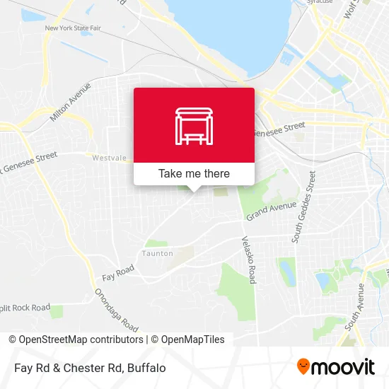 Fay Rd & Chester Rd map