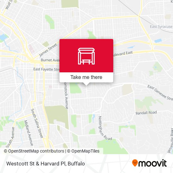 Mapa de Westcott St & Harvard Pl