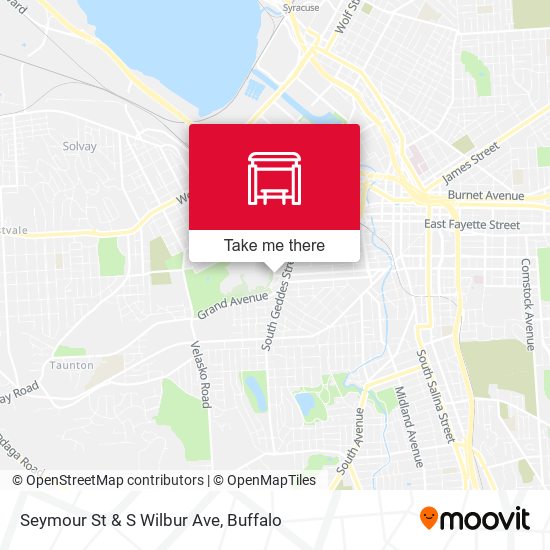 Seymour St & S Wilbur Ave map