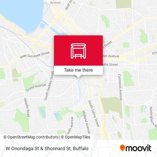 Mapa de W Onondaga St & Shonnard St