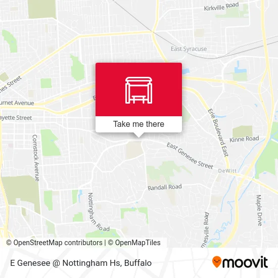 E Genesee @ Nottingham Hs map