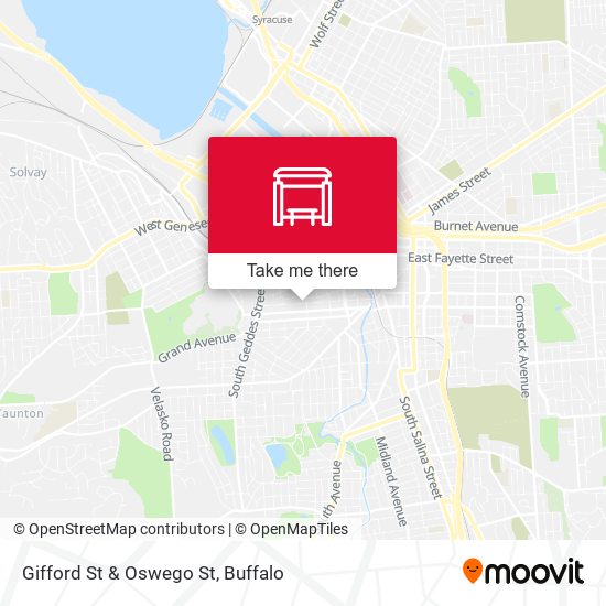 Gifford St & Oswego St map