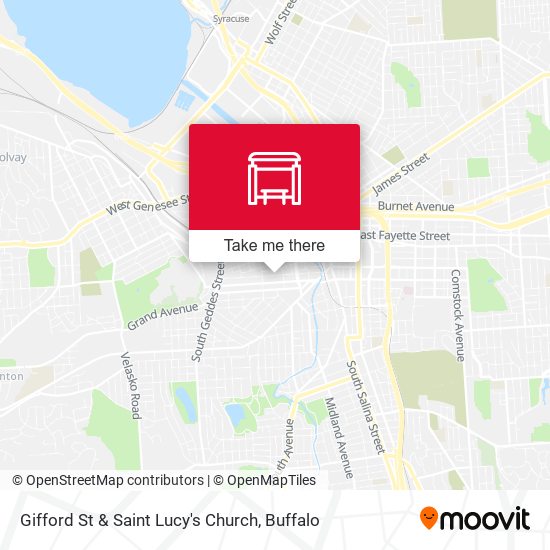 Gifford St & Saint Lucy's Church map