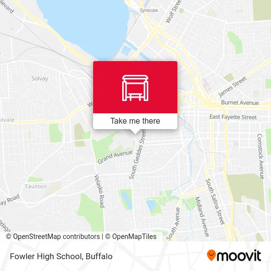 Fowler High School map