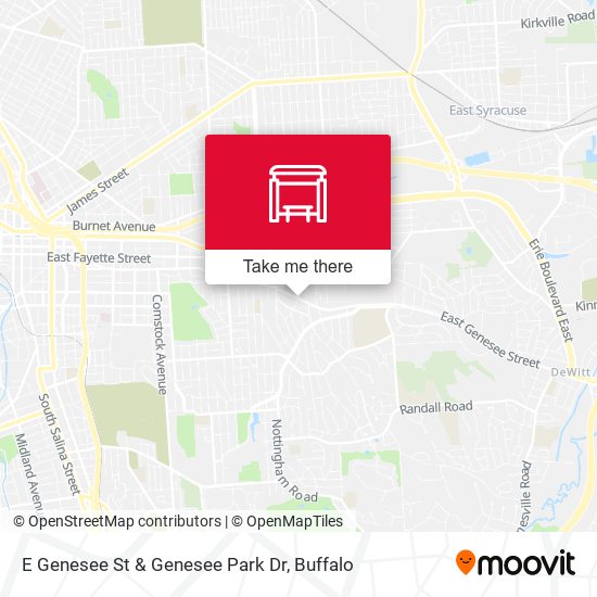 E Genesee St & Genesee Park Dr map