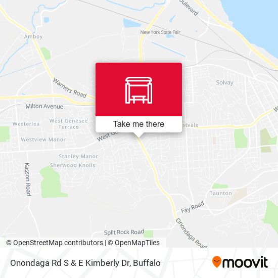 Mapa de Onondaga Rd S & E Kimberly Dr