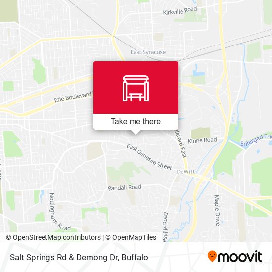 Salt Springs Rd & Demong Dr map