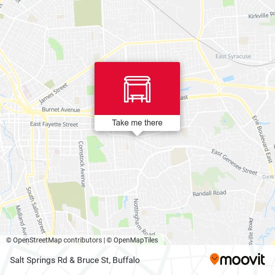 Salt Springs Rd & Bruce St map