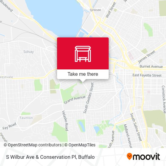 S Wilbur Ave & Conservation Pl map