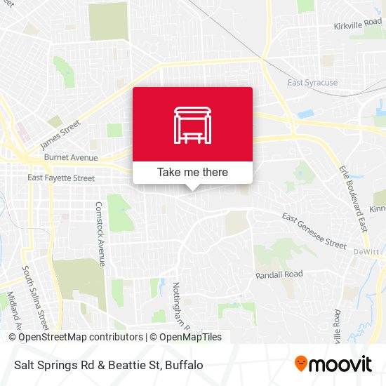 Salt Springs Rd & Beattie St map