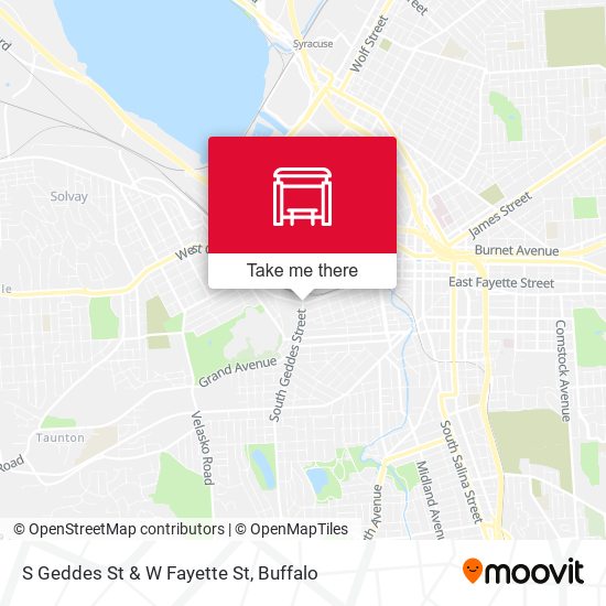 Mapa de S Geddes St & W Fayette St