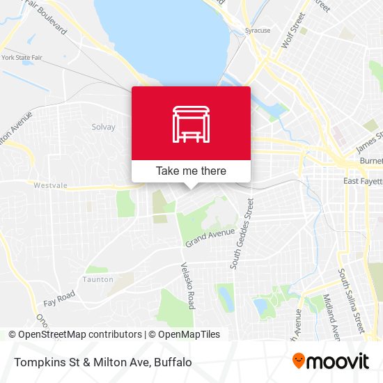 Tompkins St & Milton Ave map