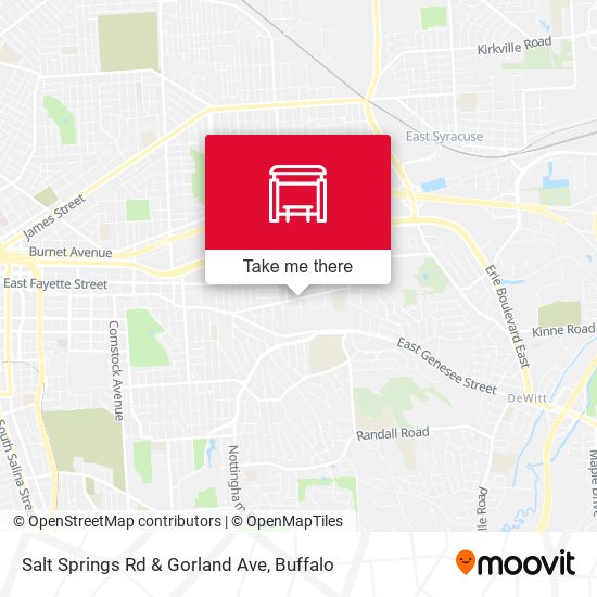 Salt Springs Rd & Gorland Ave map